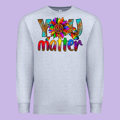Lgbtq+ You Matter With Leopard Premium Sweatshirt Designed By Nancycooperartshop
