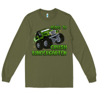 Army Green ready to crush kindergarten Long Sleeve Tee - MaliasSmallBusiness