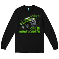 Black ready to crush kindergarten Long Sleeve Tee - MaliasSmallBusiness