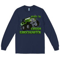 Navy ready to crush kindergarten Long Sleeve Tee - MaliasSmallBusiness