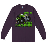 Plum ready to crush kindergarten Long Sleeve Tee - MaliasSmallBusiness