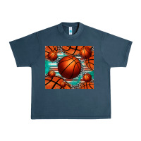 Midnight Navy basketball leopard serape tumbler Urban Heavy Tee - Jasminsmagicworld