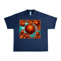 Navy basketball leopard serape tumbler Urban Heavy Tee - Jasminsmagicworld
