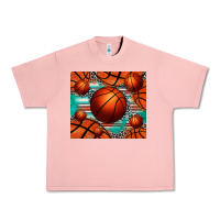 Basketball Leopard Serape Tumbler Urban Heavy Tee | Teevron