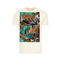 Vintage Arctic Western Camo Moose Vintage Tee - LillyAllenDesigns