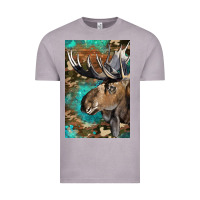 Vintage Zinc Western Camo Moose Vintage Tee - LillyAllenDesigns