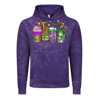 Cloud Purple mardi gras coffee cups Vintage Hoodie - Jasminsmagicworld
