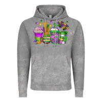 Cloud Rock mardi gras coffee cups Vintage Hoodie - Jasminsmagicworld