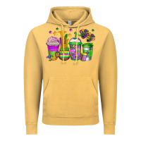 Vintage Mustard mardi gras coffee cups Vintage Hoodie - Jasminsmagicworld