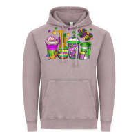 Vintage Zinc mardi gras coffee cups Vintage Hoodie - Jasminsmagicworld