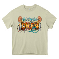 Mossy dialysis crew Heavy Core Tee - CowhideDigitalArt