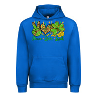 Cobalt St. Patrick's Day Peace love luck Urban Hoodie - OliviaCreatesArt