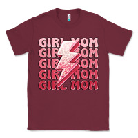 Burgundy girl mom Classic Tee - MaliasSmallBusiness