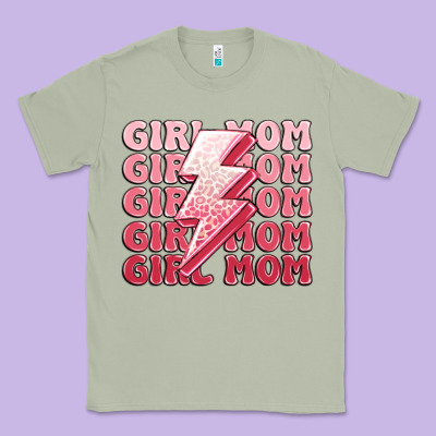 Girl Mom Classic Tee Designed By Maliassmallbusiness