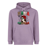 Lavender La Mama Mas Chingona Heavyweight Hoodie - texasbilliewilder