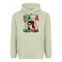 Matcha La Mama Mas Chingona Heavyweight Hoodie - texasbilliewilder
