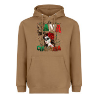 Toasted Coconut La Mama Mas Chingona Heavyweight Hoodie - texasbilliewilder