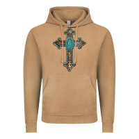 Vintage Camel turquoise cross Vintage Hoodie - AdoDesignShop