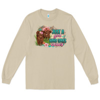 Mushroom just a girl who loves cows Long Sleeve Tee - MaliasSmallBusiness
