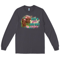 Smoke just a girl who loves cows Long Sleeve Tee - MaliasSmallBusiness