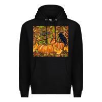 Black cutest pumpkin in the patch Premium Hoodie - TumblerDesignByShophia