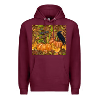 Burgundy cutest pumpkin in the patch Premium Hoodie - TumblerDesignByShophia