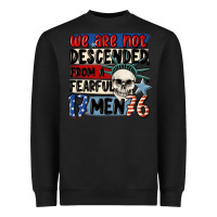 Black we are not descended from a fearful me Heavyweight Sweatshirt - MaliasSmallBusiness