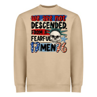 Mushroom we are not descended from a fearful me Heavyweight Sweatshirt - MaliasSmallBusiness