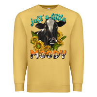 Antique Gold Just a Little Moody Premium Sweatshirt - texasbilliewilder