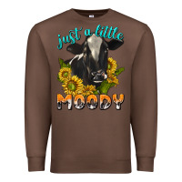 Chestnut Just a Little Moody Premium Sweatshirt - texasbilliewilder