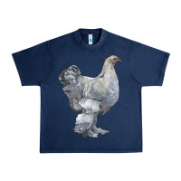 Navy Brahma Chicken Urban Heavy Tee - LillyAllenDesigns