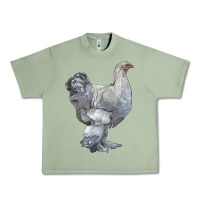 Oil Green Brahma Chicken Urban Heavy Tee - LillyAllenDesigns