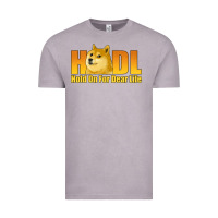 Vintage Zinc hodl hold on for dear life dogecoin Vintage Tee - Jasminsmagicworld