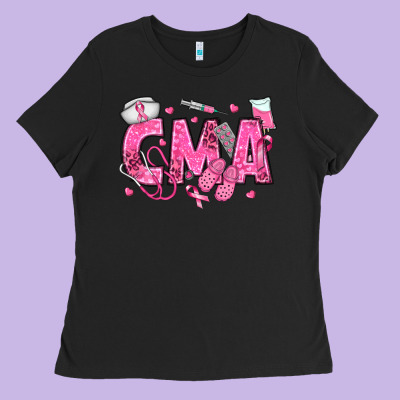 Breast Cancer Cma Ladies Tee Designed By Texasbilliewilder