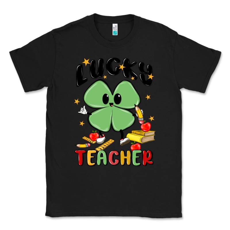 Lucky Teacher Classic Tee by MaliasSmallBusiness | Teevron