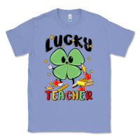 Colony Blue lucky teacher Classic Tee - MaliasSmallBusiness