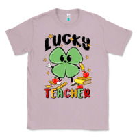 Lilac lucky teacher Classic Tee - MaliasSmallBusiness