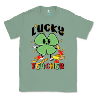 Sage lucky teacher Classic Tee - MaliasSmallBusiness