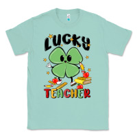 Seafoam lucky teacher Classic Tee - MaliasSmallBusiness