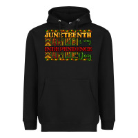 Black juneteenth is my independence day Heavyweight Hoodie - NancyCooperArtShop