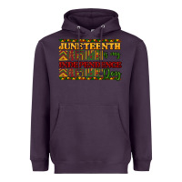 Plum juneteenth is my independence day Heavyweight Hoodie - NancyCooperArtShop