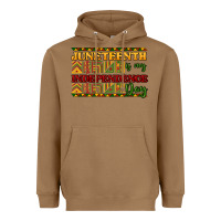 Toasted Coconut juneteenth is my independence day Heavyweight Hoodie - NancyCooperArtShop