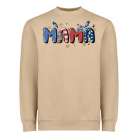 Mushroom 4th july mama Heavyweight Sweatshirt - MaliasSmallBusiness