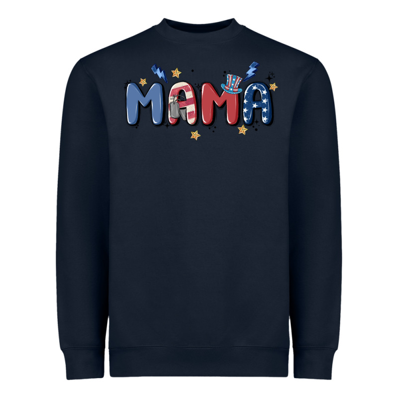 4th July Mama Heavyweight Sweatshirt by MaliasSmallBusiness | Teevron