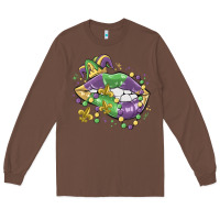 Chestnut mardi gras lips Long Sleeve Tee - MaliasSmallBusiness