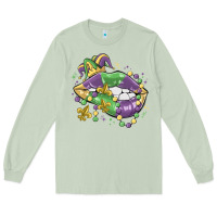 Matcha mardi gras lips Long Sleeve Tee - MaliasSmallBusiness
