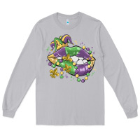 Moon Dust mardi gras lips Long Sleeve Tee - MaliasSmallBusiness