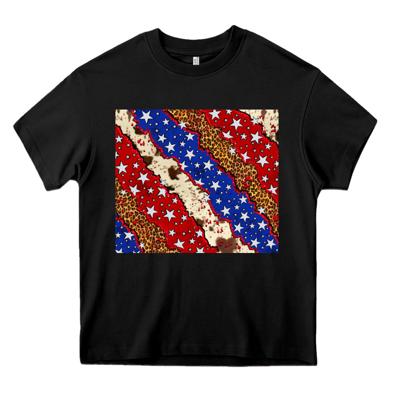 4th Of July Usa Flag Leopard Cowhide 20oz Tumbler Heavy Core Tee by Neo Western | Teevron