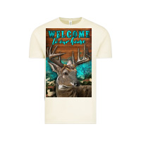Western Buck Deer Garden Vintage Tee | Teevron