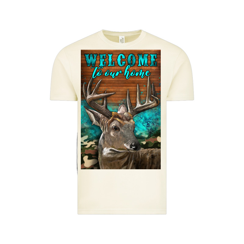 Western Buck Deer Garden Vintage Tee by LillyAllenDesigns | Teevron